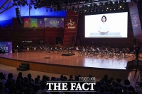  한국문화예술교육진흥원 주관 '꿈의 페스티벌' 김혜경 여사의 영상 축사 [포토]