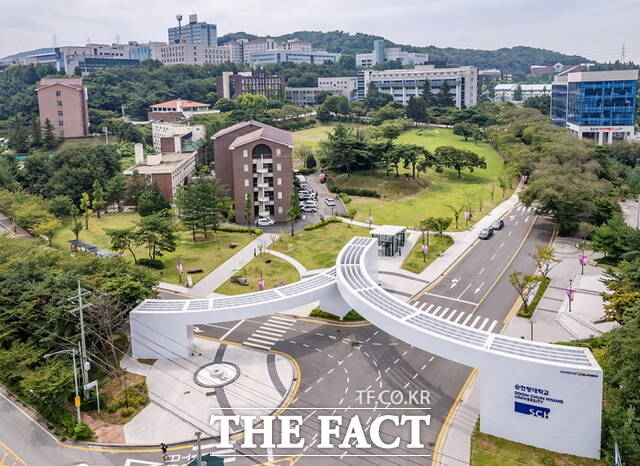 순천향대학교 전경./순천향대학교