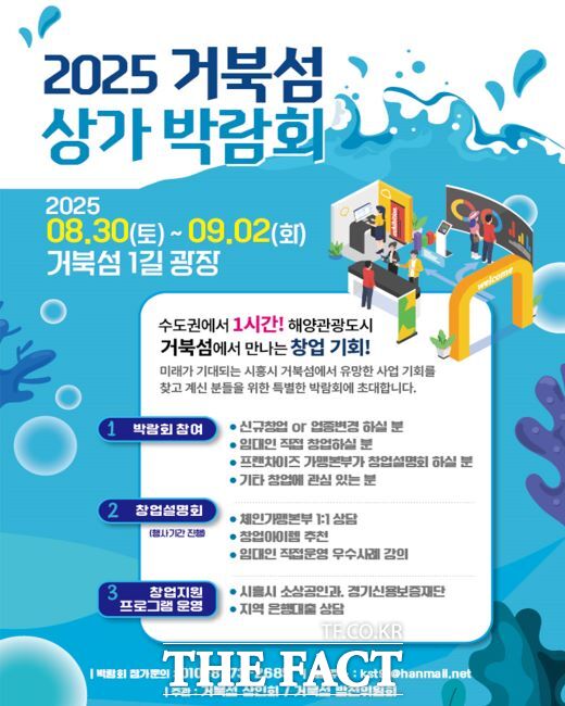 거북섬 상가박람회 포스터./시흥시