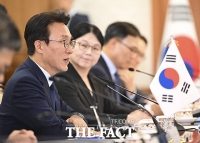  베트남 당 서기장과 면담에서 모두발언하는 김민석 국무총리 [포토]
