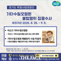  경기도 특사경, 안경원·폐차장 등 수질오염 사각지대 수사