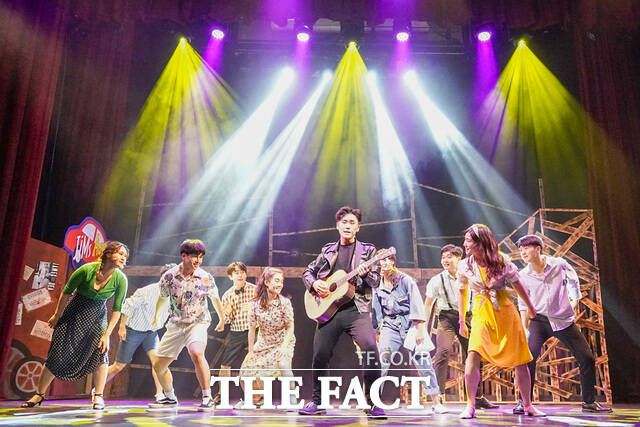 목원대 공연콘텐츠학부의 뮤지컬 공연 모습. /목원대