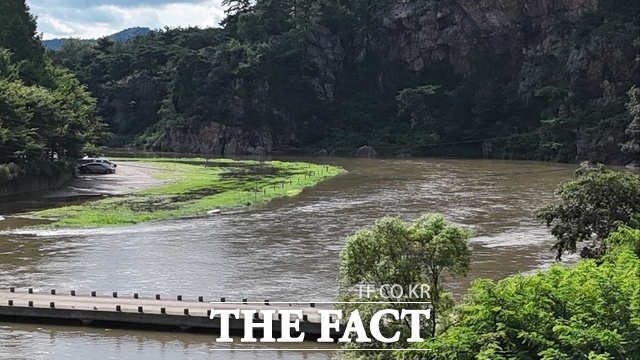 드론 예찰단이 찍은 사진. /화순군