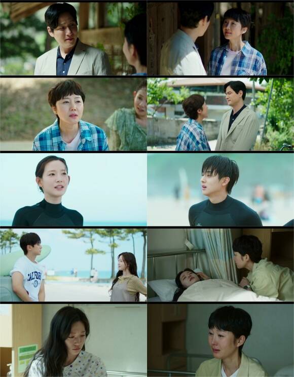 배우 염정아 최윤지 주연의 tvN 월화드라마 첫, 사랑을 위하여가 서로의 진심을 확인한 모녀의 모습으로 안방극장에 여운을 안겼다. /tvN 방송화면 캡처