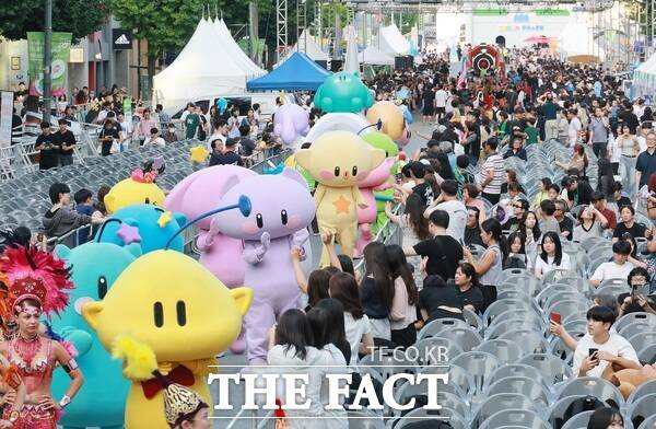 대전 0시 축제 퍼레이드 모습 /대전시