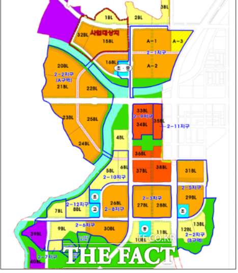 대전도안 지구 위치도./대전시