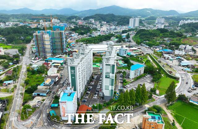 보성읍 전경./보성군