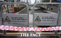  '중부지방 비' 수도권 시간당 최대 50mm...통제된 청계천 [TF사진관]