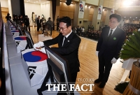  김민석 총리 독립유공자 유해봉환식 