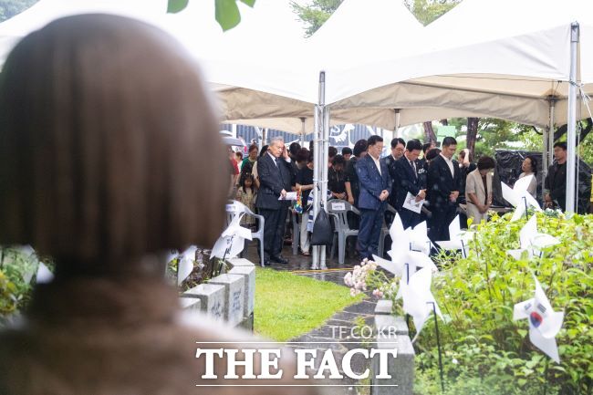 ‘일본군 위안부 피해자 기림의 날’ 기념식 모습./광명시