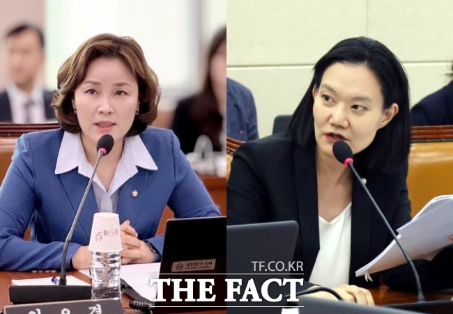 임오경(왼쪽)·김남희 국회의원 /더팩트 DB