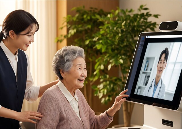 대우건설은 개포우성7차에 AI 비대면 시니어 헬스케어 서비스를 제안했다고 14일 밝혔다. /대우건설