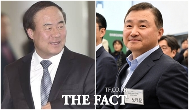 삼성전자 전영현 부회장(왼쪽)과 노태문 사장이 올해 상반기 각각 12억원 수준의 보수를 수령했다. /더팩트 DB
