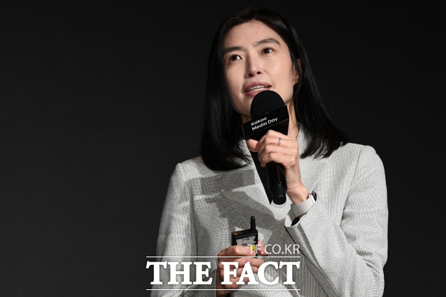 제21대 대통령 국민임명식의 국민대표 80인에 정신아(사진) 카카오 대표이사, 김정수 삼양식품 부회장 등이 초청됐다. /서예원 기자
