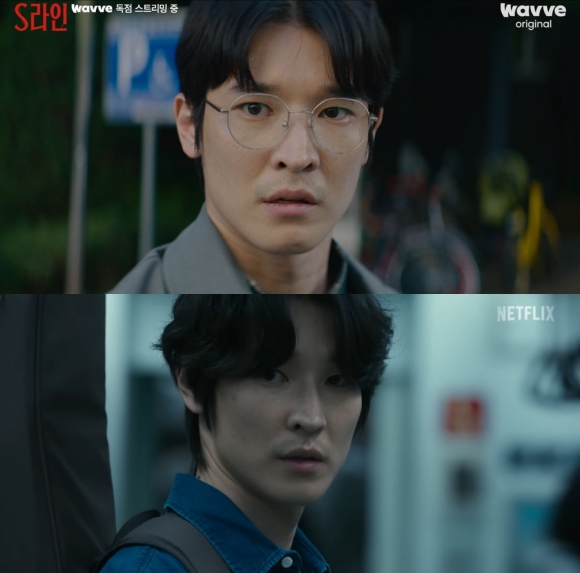 배우 우지현이 웨이브 오리지널 S라인과 넷플릭스 오리지널 시리즈 트리거에 연이어 출연하며 강렬한 인상을 남겼다. /각 시리즈 캡처