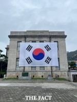  목포시, 광복 80주년 기념 '대형 태극기' 설치