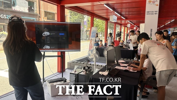 2025 대전 0시 축제 미래존에 마련된 '대전미래과학체험관' 운영 모습./대전시