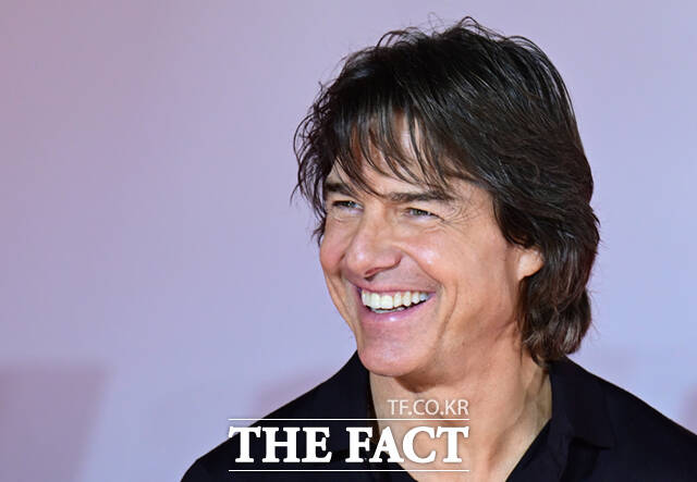 할리우드 배우 톰 크루즈가 도널드 트럼프 미국 대통령이 선정한 케네디센터 공로상 수상을 일정상의 이유로 거절한 것으로 알려졌다. 사진은 영화 미션 임파서블: 파이널 레코딩 홍보 차 지난 5월 한국에 온 톰 크루즈다. /이새롬 기자