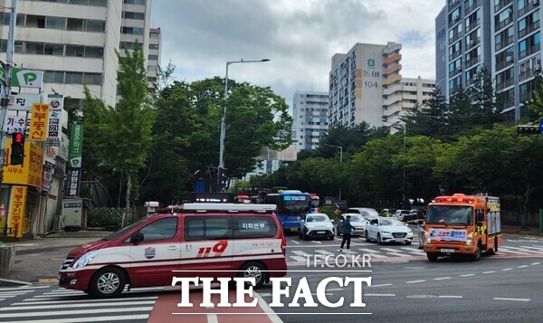 지난해 실시한 계룡시 을지연습 연계 민방위 훈련 모습./계룡시