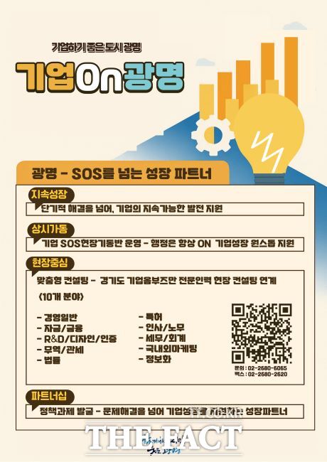 ‘기업온(On) 광명’ 안내문./광명시