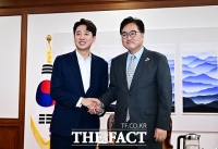  우원식 국회의장 예방한 이준석 개혁신당 대표 [TF사진관]