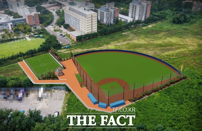 경인교대 경기캠퍼스 유휴부지 야구 전용 경기장·풋살장 조감도 /안양시