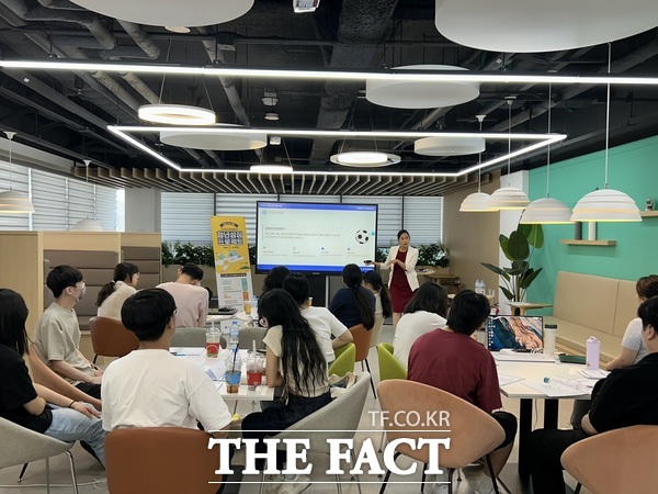 청년성장프로젝트 중 강의 프로그램 회복탄력성 운영 모습./대전시