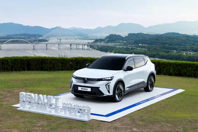 세닉 E-Tech 100% 일렉트릭 외장. /르노코리아