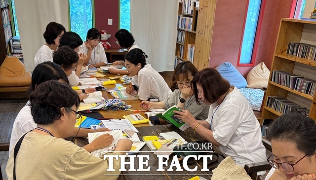 2025 꿈너머꿈 독서학교 전남 교원 여름캠프가 진행되고 있다. /전남도교육청