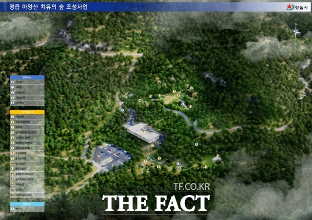 정읍시가 시기동 일원에 약 7.24ha 규모 치유의 숲을 조성, 사업에는 총 60억 원이 투입되며 2026년 완공을 목표로 추진된다. /정읍시