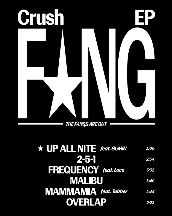 신보에는 타이틀곡 UP ALL NITE를 비롯해 총 6곡이 수록된다. 독보적인 음악 스타일로 많은 사랑을 받는 수민, 로꼬, 태버가 피처링으로 참여했다. /피네이션