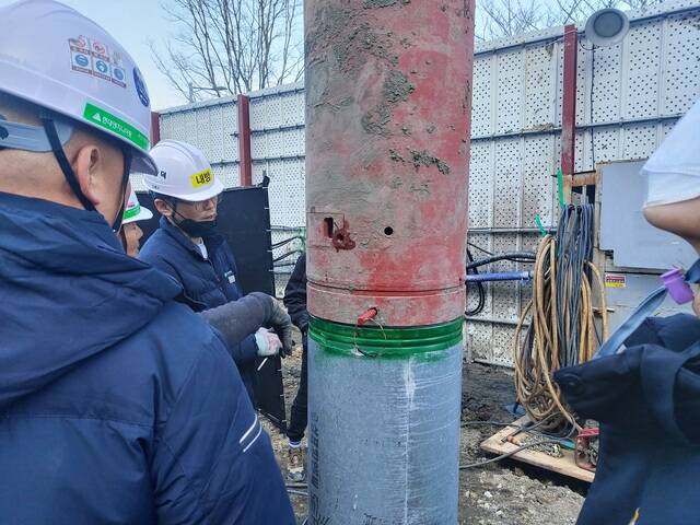 현대엔지니어링은 공동 개발에 참여한 탈착식 보조파일을 활용한 PHC파일 공삭공 시공방법이 국토교통부 건설신기술 제1022호로 지정됐다고 22일 밝혔다. /현대엔지니어링