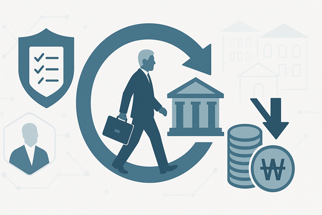 급격한 점포 축소와 디지털 전환 속에서 은행권이 퇴직자 재채용에 속도를 내고 있는 모습이다. /챗GPT 생성이미지