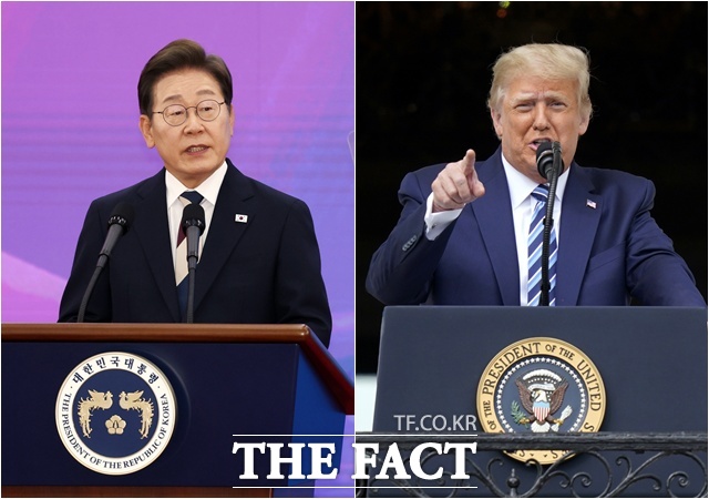 이재명 대통령이 우여곡절 끝에 도널드 트럼프 미국 대통령과 첫 정상회담을 갖는다. /국회사진기자단·뉴시스