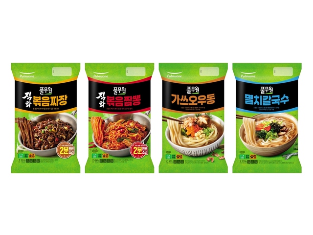 풀무원식품은 실온면 신제품 4종을 출시했다. /풀무원식품