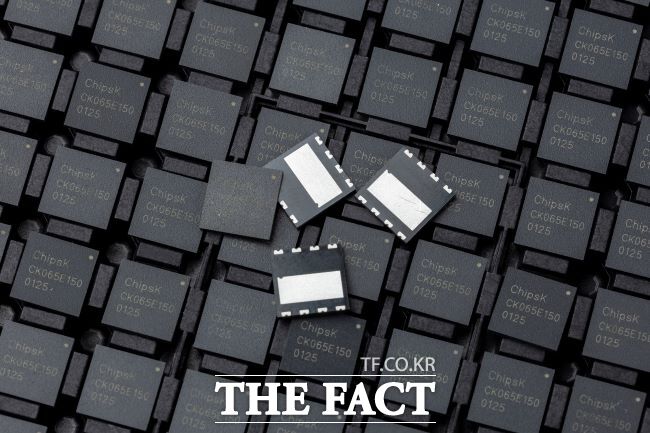 650V급 질화갈륨(GaN) 전력반도체. /경기도