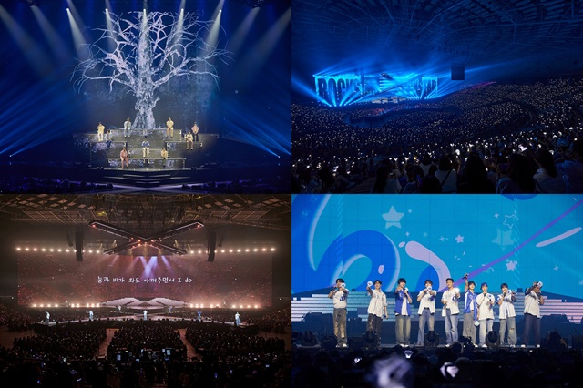 그룹 슈퍼주니어는 20년이란 활동 기간에 걸맞은 열정과 관록을 보여주며 성황리에 공연을 마무리했다./SM엔터테인먼트