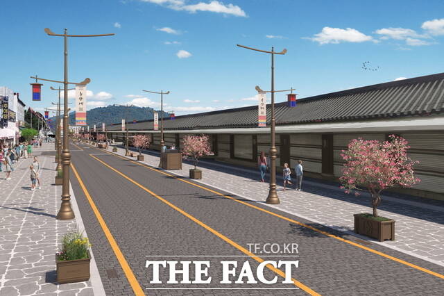 전북 남원시 광한서로 안전한 보행환경 조성사업 조감도. /남원시