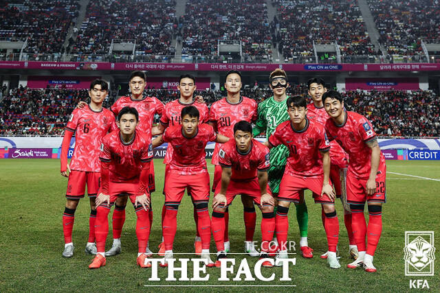 북중미 월드컵 아시아 3차 예선 당시 남자 축구 국가대표팀 선수들. /KFA