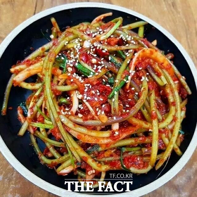 고구마순 김치. /농촌진흥청