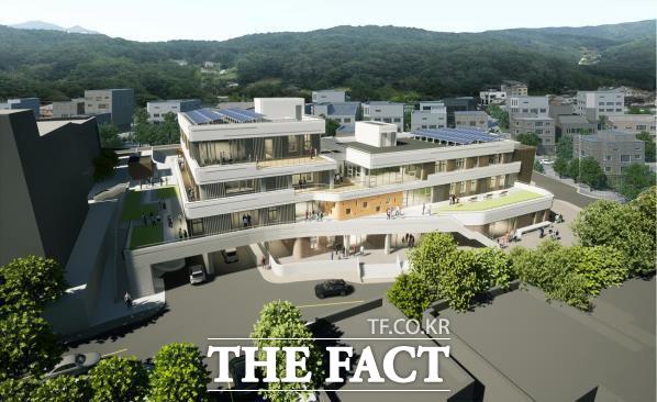 계룡복합문화센터 조감도./계룡시