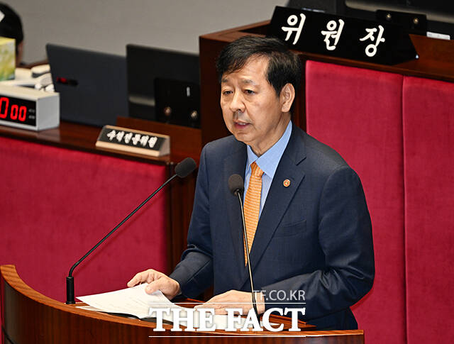 인사말 하는 구윤철 기획재정부 장관 겸 경제부총리.