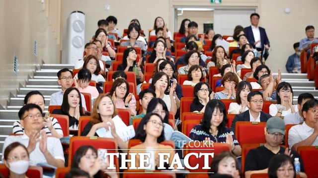 전남도교육청이 주민참여예산 설명회를 진행하고 있다. /전남도교육청