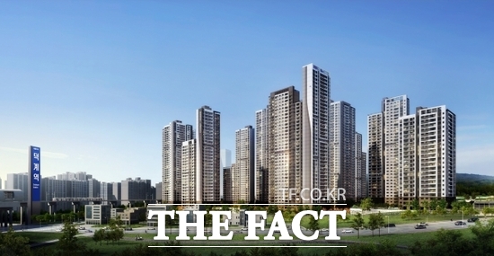 오는 29일 견본주택을 개관하고 본격 청약 일정에 돌입하는 ‘지웰 엘리움 양주 덕계역’의 투시도./대방산업개발