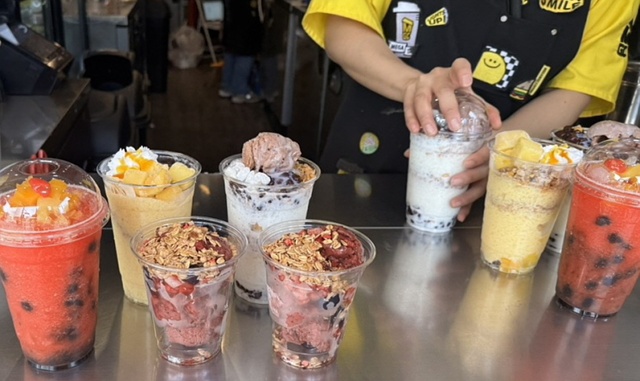 메가MGC커피가 올해 여름 출시한 파르페 메뉴 4종은 이달 기준 누적 판매 500만잔을 기록했다. /메가MGC커피