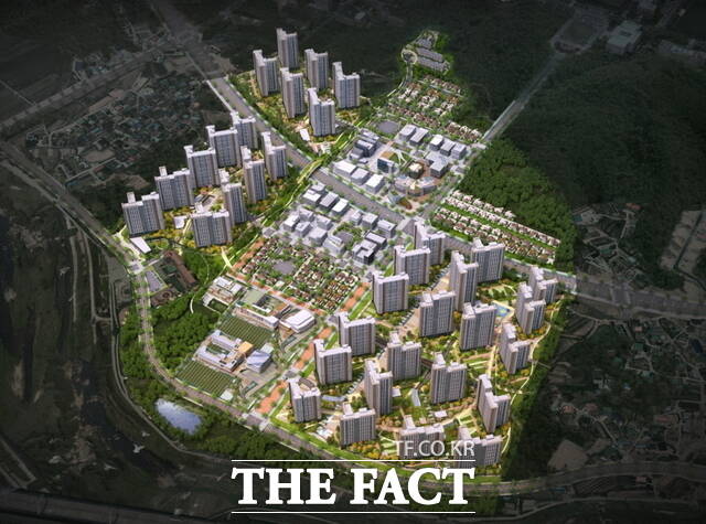 탕정지구 도시개발사업 조감도./아산시