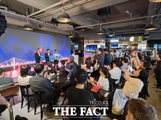 스페셜 스타트업 포차 행사 모습. /박호경 기자