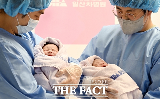보건복지부는 지역 분만 대응 역량을 강화하고 산모와 신생아 통합치료를 주도적으로 수행할 지역모자의료센터 10곳을 선정했다고 26일 밝혔다. 사진은 2025년 1월 1일 경기 일산차병원에서 태어난 신생아들. /사진=임영무 기자