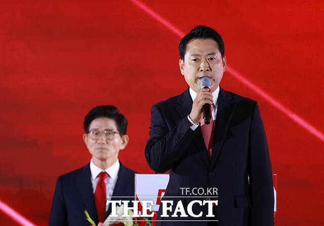 국민의힘 신임 당대표에 장동혁 의원이 당선됐다. /배정한 기자