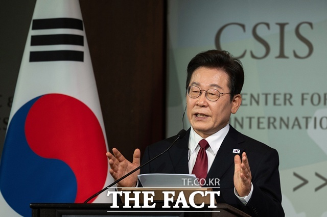 이 대통령은 이재명 정부는 한미동맹의 기본 가치인 자유와 민주주의를 바탕으로 탄생했고, 그만큼 동맹을 더욱 돈독하게 할 준비가 되어 있다는 점을 분명히 했다./워싱턴=AP.뉴시스